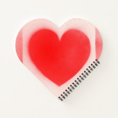 Carnet Soyez mon coeur rouge Valentine (Dos)