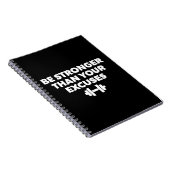 Carnet Soyez Plus Forte Que Vos Excuses - Motivation De L (Côté Droit)