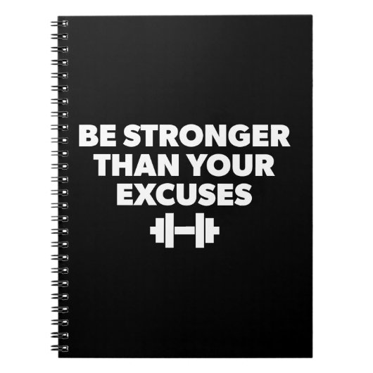Carnet Soyez Plus Forte Que Vos Excuses - Motivation De L (Devant)