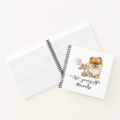 Carnet Soyez Poméranien Personnalisé (Intérieur)