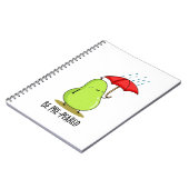 Carnet Soyez Pré-Paré Blague de Poire Drôle sous la Pluie (Côté gauche)