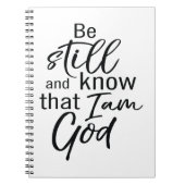 Carnet Soyez Toujours Et Sachez Que Je Suis Dieu (Devant)