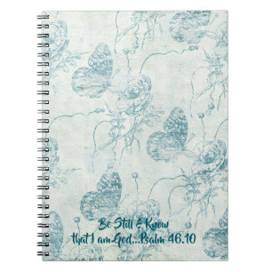 Carnet Soyez toujours et sachez que je suis Dieu Bible Ve