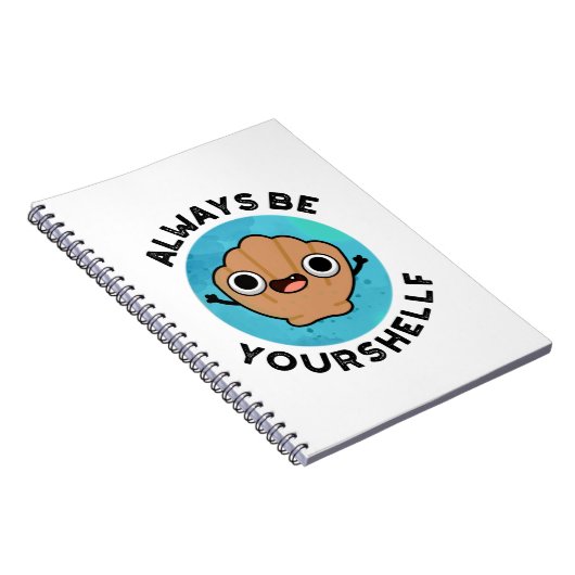 Carnet Soyez toujours votre shellf positif Shell Pun (Côté Droit)