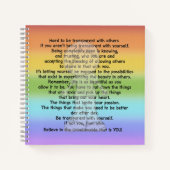 Carnet Soyez transparent (Devant)