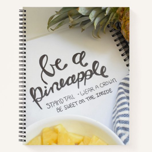 Carnet Soyez un ananas (Devant)