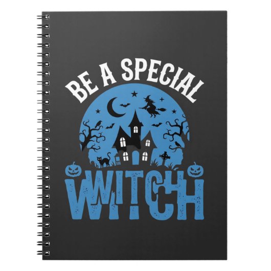 Carnet Soyez un design de Halloween de sorcière spéciale_ (Devant)