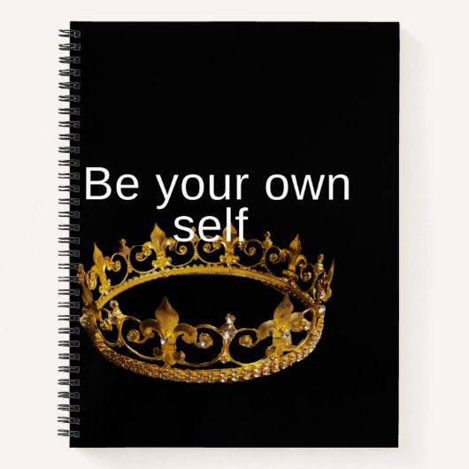 Carnet Soyez vous-même (Devant)