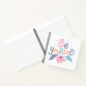 Carnet Soyez vous-même | Fleurs Pastel (Intérieur)