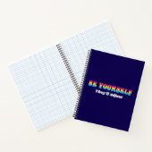 Carnet Soyez vous-même, ils s'adapteront Couleurs du drap (Intérieur)