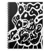 Carnet "Space" B&W Art Abstrait (Devant)