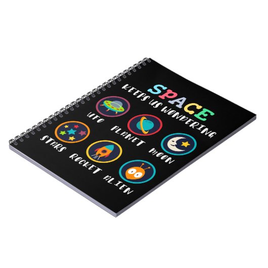 Carnet Space keeps us wondering (Côté gauche)