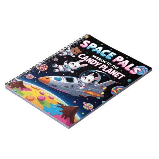 Carnet Space Pals : Mission à Candy Planet Animal (Côté gauche)