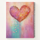 Carnet Sparking Watercolor Heart For Every Thought (Dos)