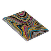 Carnet Sparkle Glam scintillante girly marbre art (Côté Droit)