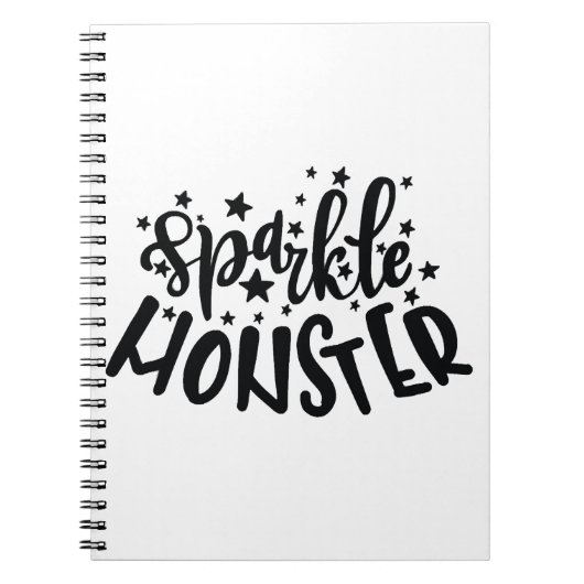 Carnet Sparkle Monster Halloween (Devant)
