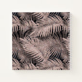 Carnet Sparkling Palm Leaves Pattern (Dos)