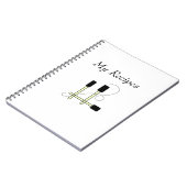 Carnet Spatules noires (Côté gauche)