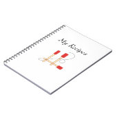 Carnet Spatules rouges (Côté gauche)