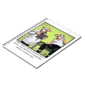 Carnet Spectacles amusants Humour de dessin de santé Médi (Côté gauche)