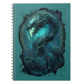 Carnet Spectral Coil Cyberpunk Serpent Dark Art (Devant)