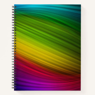 Carnet Spectre Impressionnant de Couleurs de Arc-en-Ciel