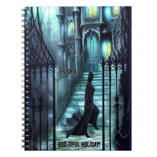 Carnet Spectre Sur Les Marches (Devant)