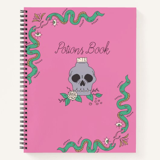 Carnet Spellbook Potions (Devant)