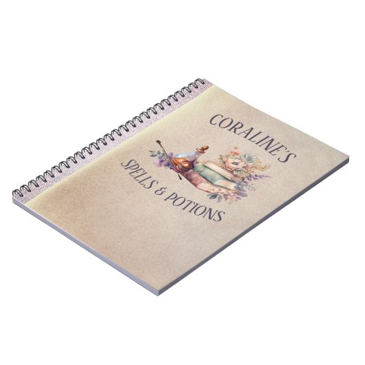 Carnet Spells magiques et potions filles (Côté gauche)