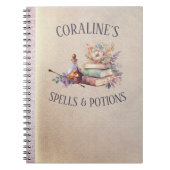 Carnet Spells magiques et potions filles (Devant)