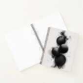 Carnet Sphères noires Art abstrait moderne (Intérieur)