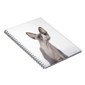 Carnet Sphynx Cat with surprised expression (Côté Droit)