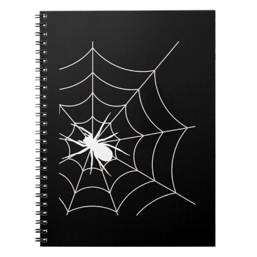 Carnet Spider Web Grossesse Faire-part Halloween (Devant)