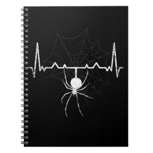 Carnet Spider Web Heartbeat Cobweb Spider Cadeau