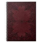 Carnet Spider Witch | Imaginaire rouge foncé Spiderweb fl (Devant)