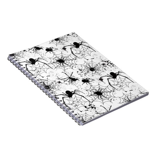 Carnet Spiderweb Pattern Halloween  (Côté Droit)