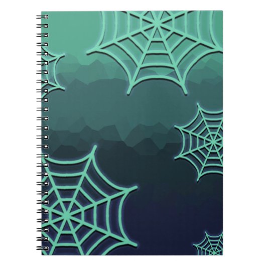 Carnet Spiderweb vert (Devant)