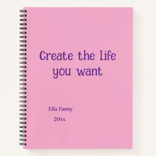 Carnet spiral (Devant)