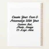 Carnet spiral, 8,5 X 11 Couverture rigide en plast (Dos)