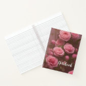carnet spiral 8,5 x 11 - Rose (Intérieur)