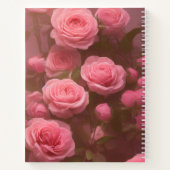 carnet spiral 8,5 x 11 - Rose (Dos)