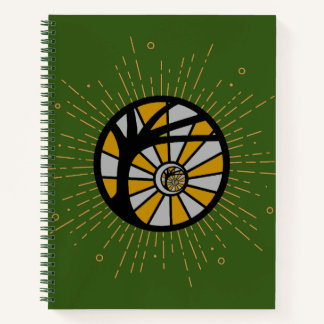 Carnet spiral à couverture rigide d'Atheopagan