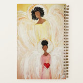 Carnet spiral à deux côtés de l'impression Angel (Verso)