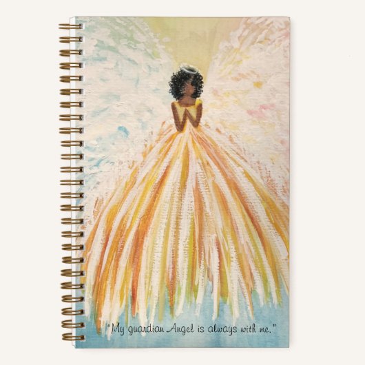 Carnet spiral à deux côtés de l'impression Angel (Recto)