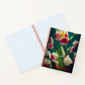 Carnet spiral à fleur de tulipe (Intérieur)