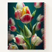 Carnet spiral à fleur de tulipe (Dos)