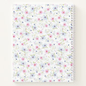 Carnet spiral à la fleur (Dos)