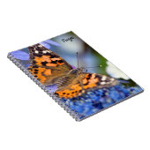 Carnet spiral à papillon peint (Côté Droit)