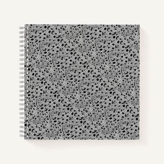 Carnet spiral à pointes noires (Devant)