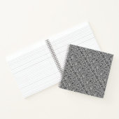 Carnet spiral à pointes noires (Intérieur)